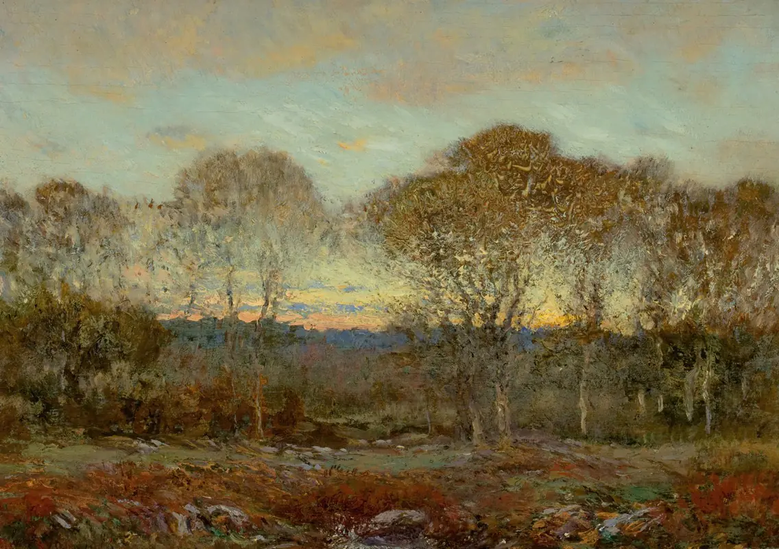 Coucher de soleil — 1916 - Dwight William Tryon