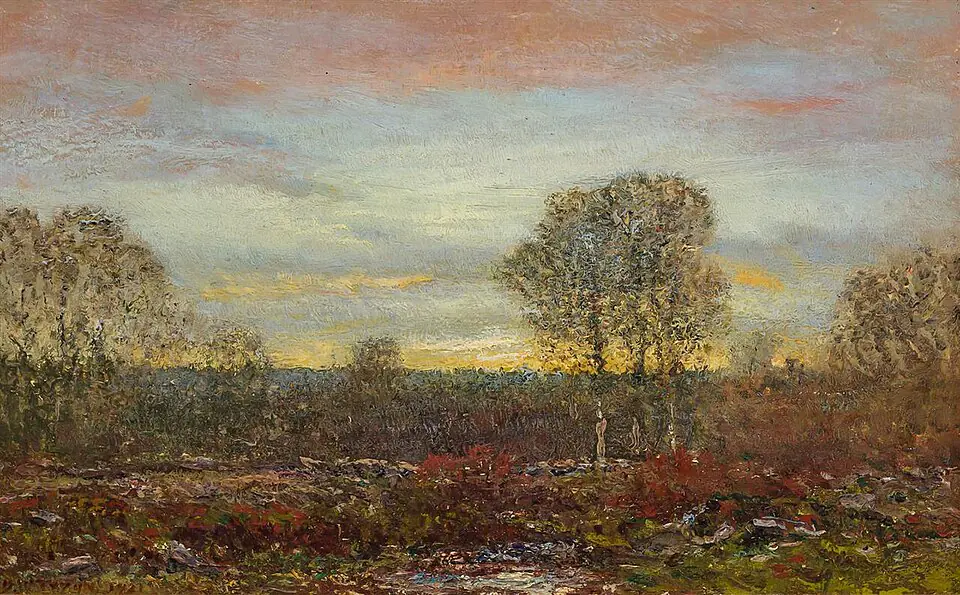 Crépuscule d’automne - Dwight William Tryon