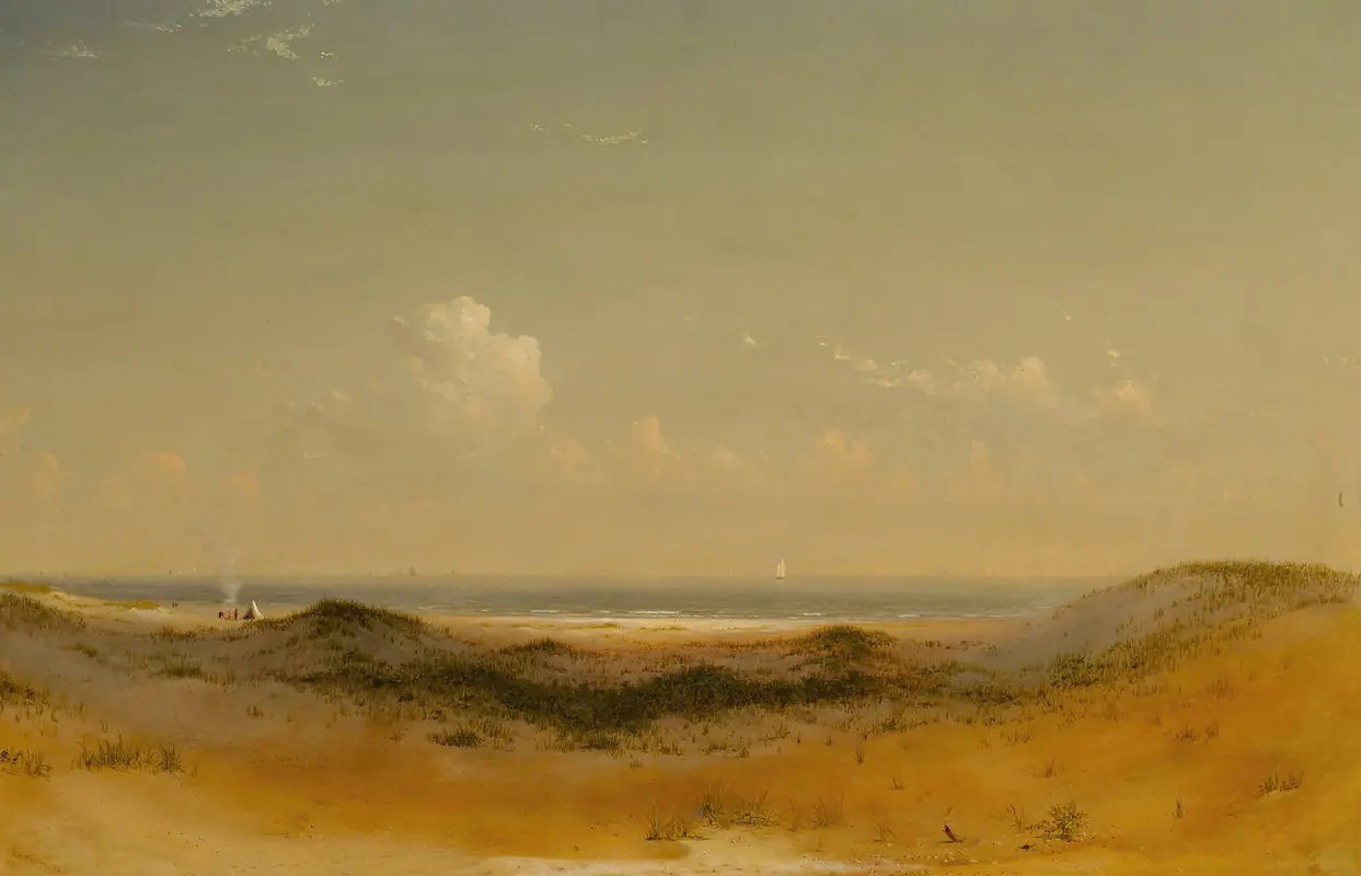 Une échappée sur la mer - Dwight William Tryon