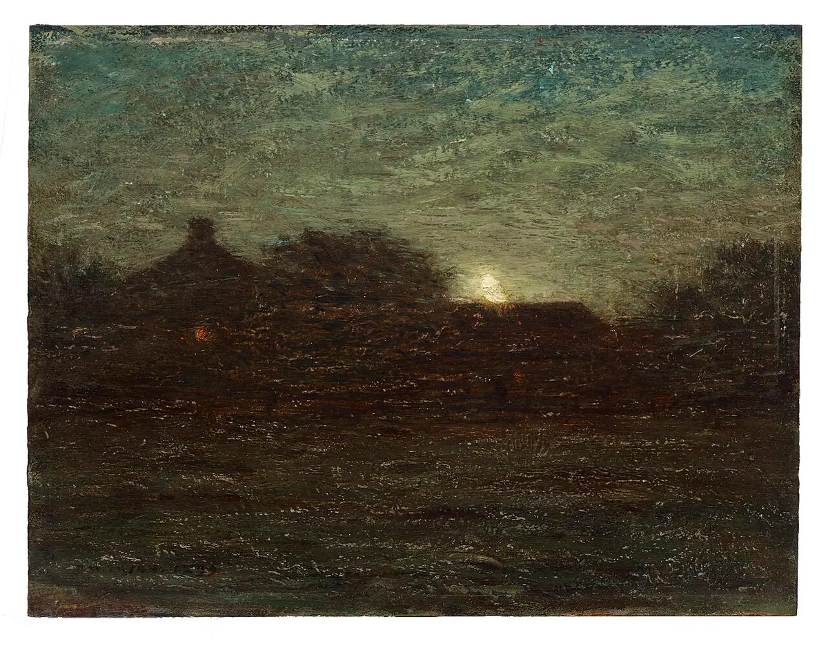 Lever de lune — Indianapolis - Dwight William Tryon