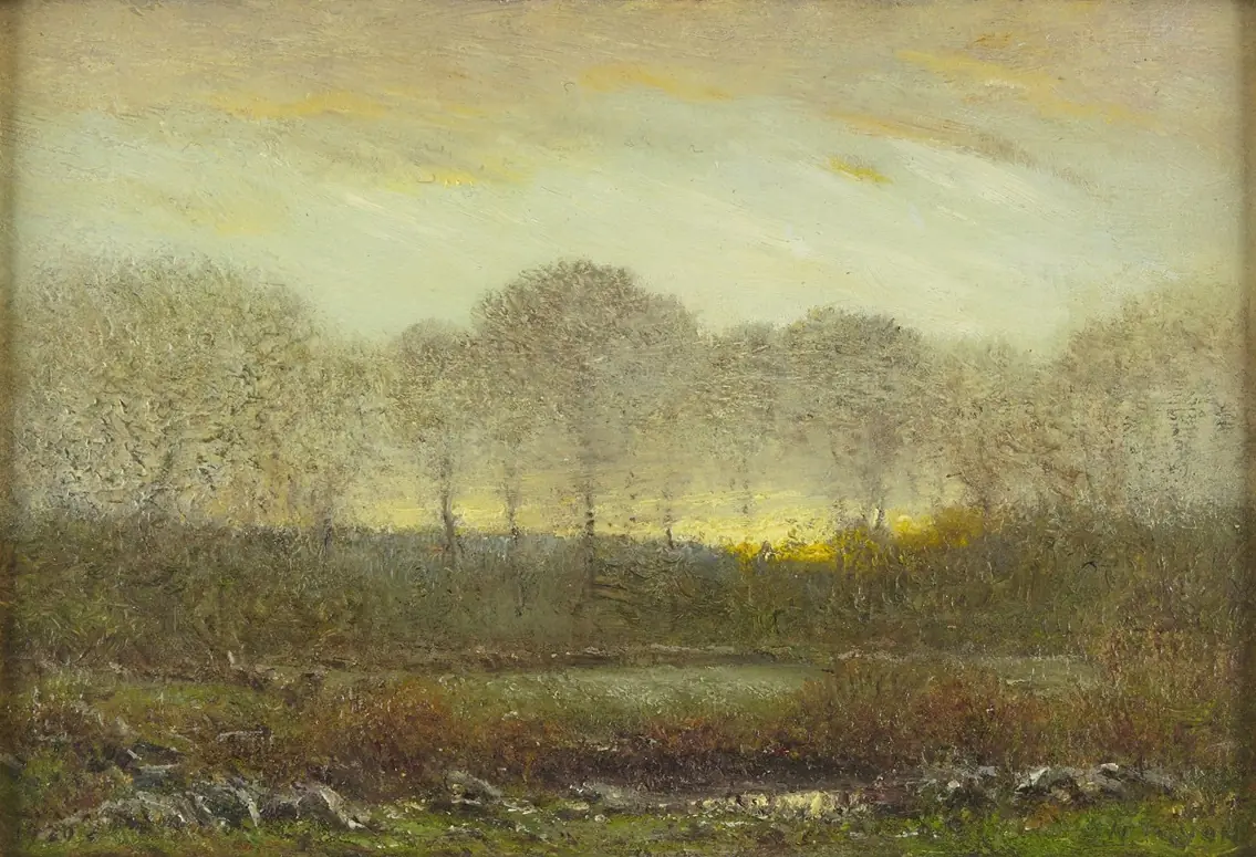 Paysage du soir - Dwight William Tryon