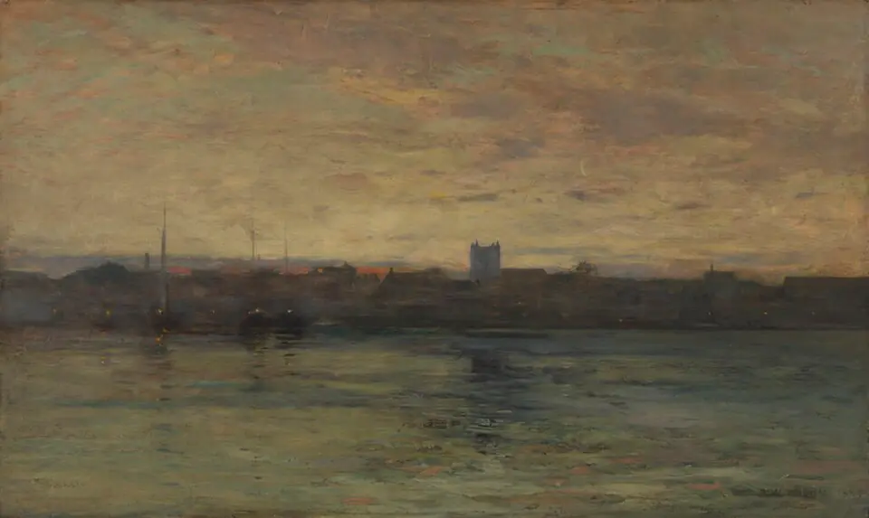 Point du jour à Fairhaven - Dwight William Tryon