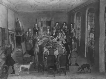 Un banquet - École allemande