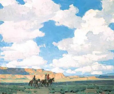 Nuages du désert - Edgar Payne