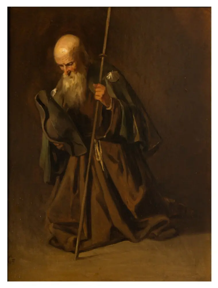 Pèlerin à genoux - Egron Lundgren