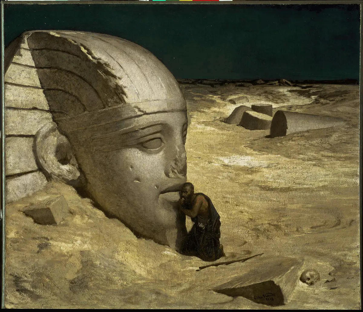 Le Questionneur du Sphinx - Elihu Vedder