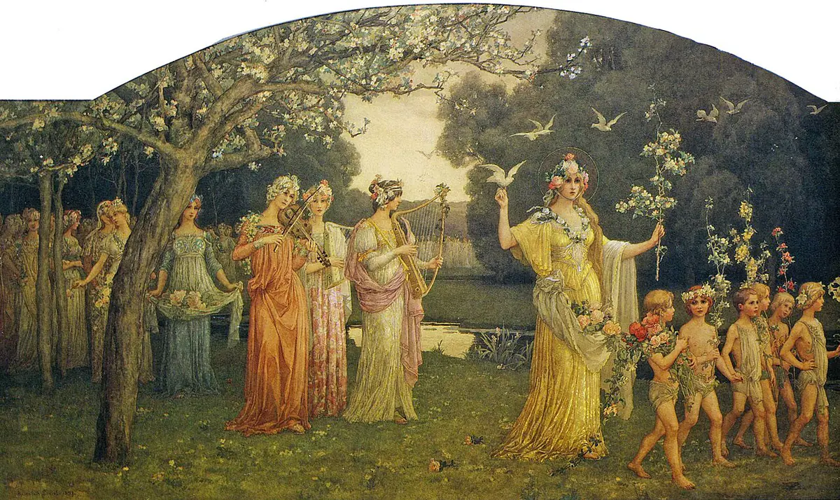 Le Cortège de Flore - Élisabeth Sonrel