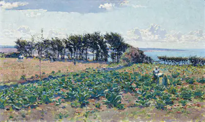 Le champ de choux - Emanuel Phillips Fox