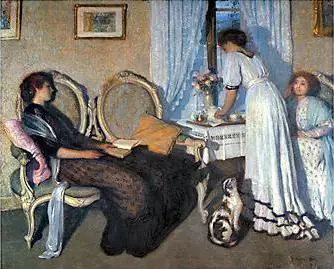 Lampe - Emanuel Phillips Fox