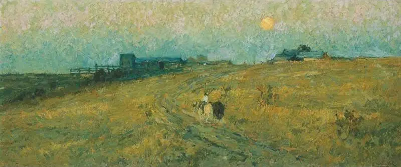 Le soleil couchant - Emanuel Phillips Fox