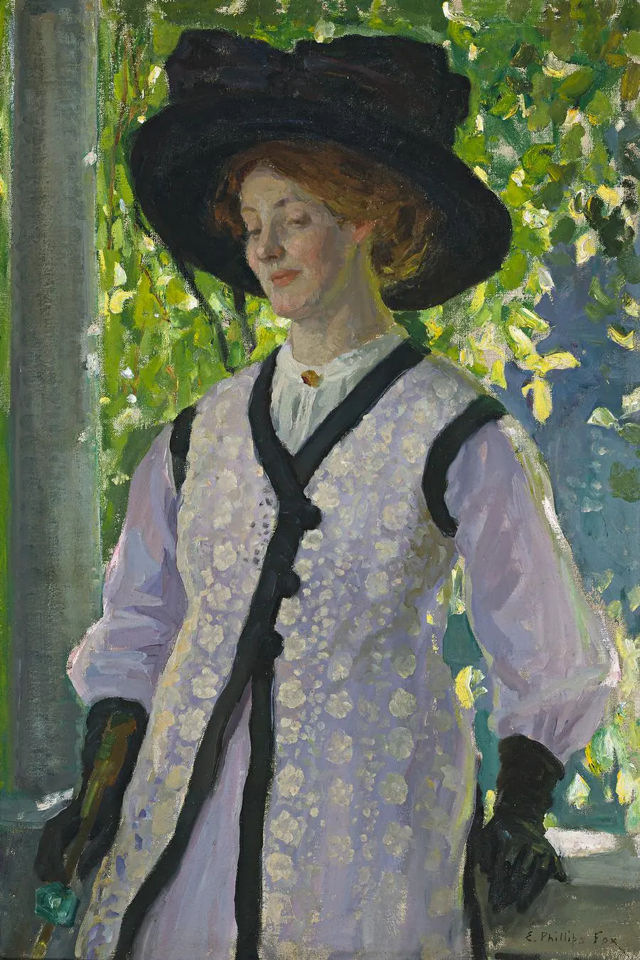 Sur le balcon - Emanuel Phillips Fox