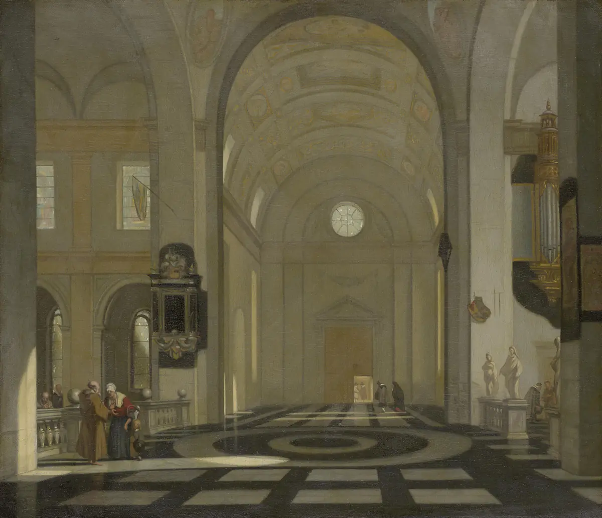 Intérieur d'une église baroque - Emanuel de Witte