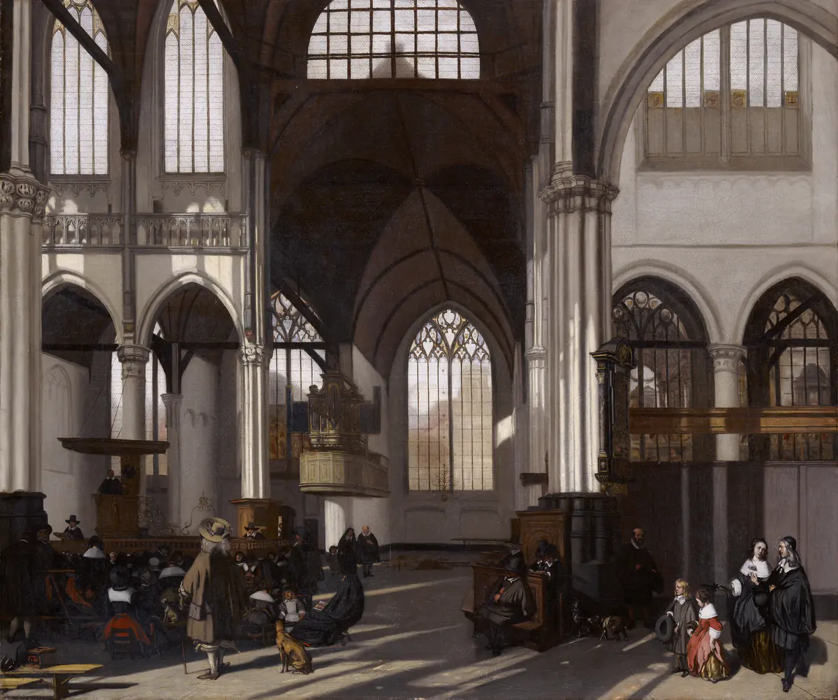 Intérieur de l'Oude Kerk à Amsterdam - Emanuel de Witte