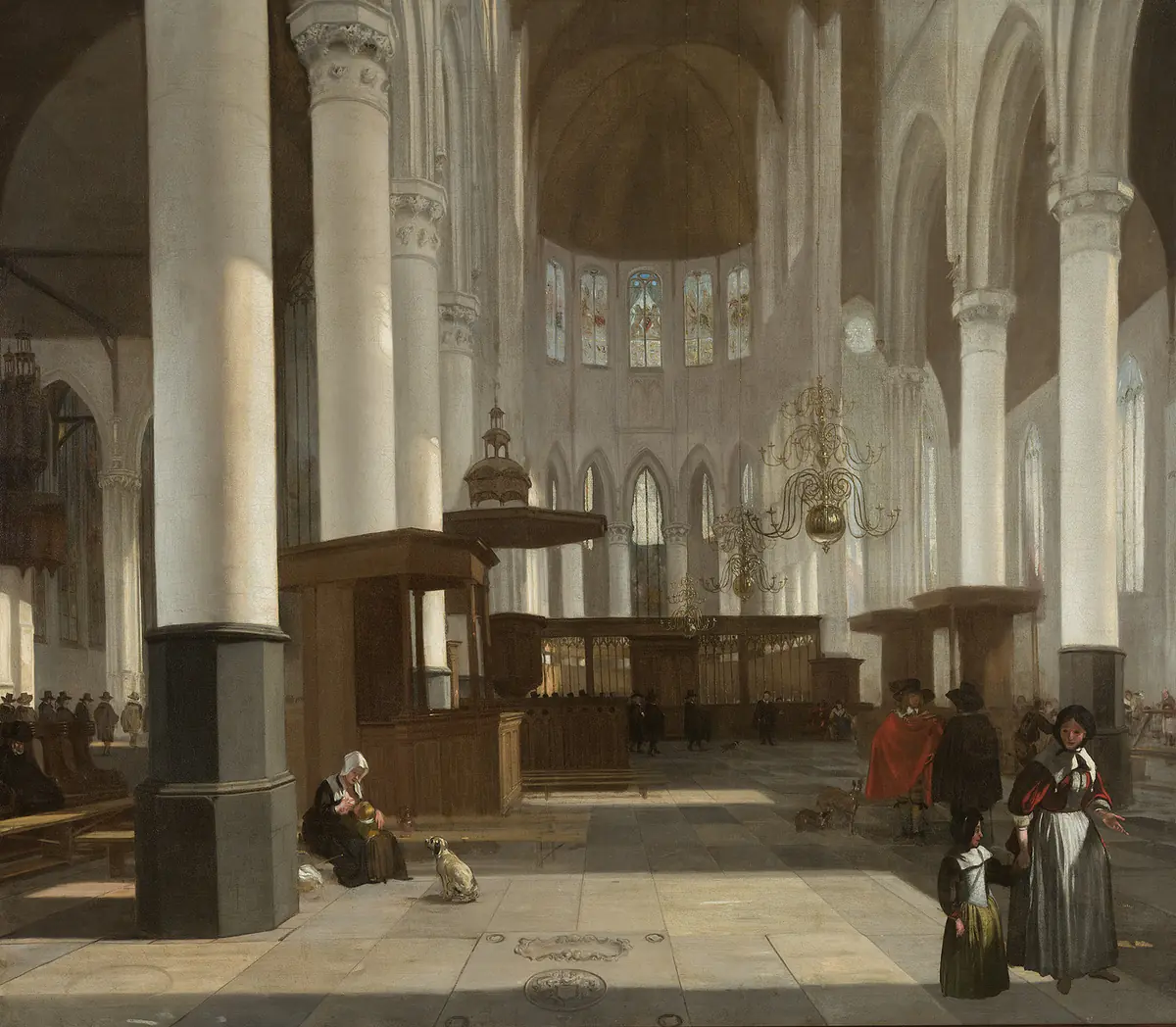 Intérieur de l'Oude Kerk à Amsterdam - Emanuel de Witte