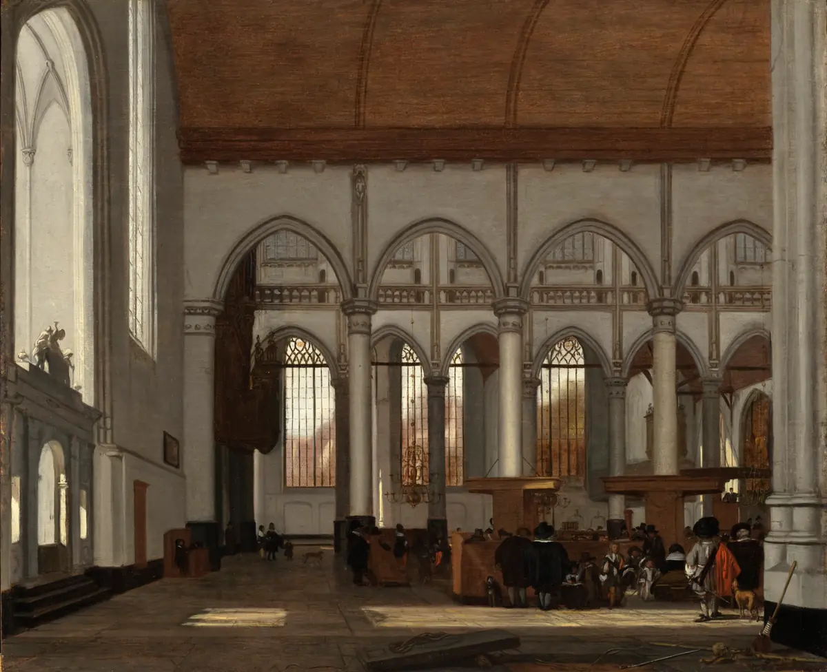 L'intérieur de l'Oude Kerk, Amsterdam - Emanuel de Witte