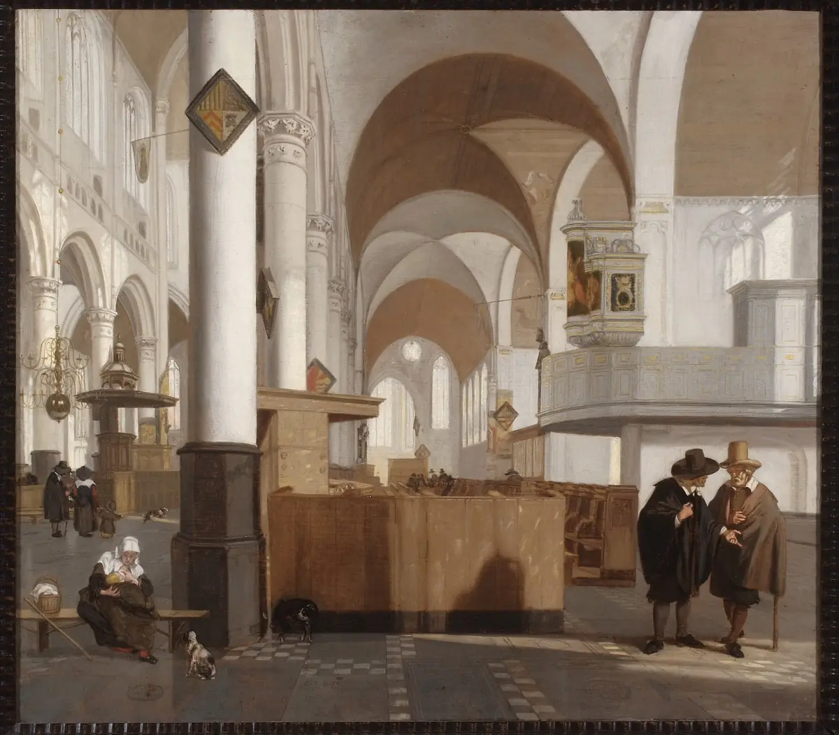 Intérieur de l'Oude Kerk à Amsterdam - Emanuel de Witte