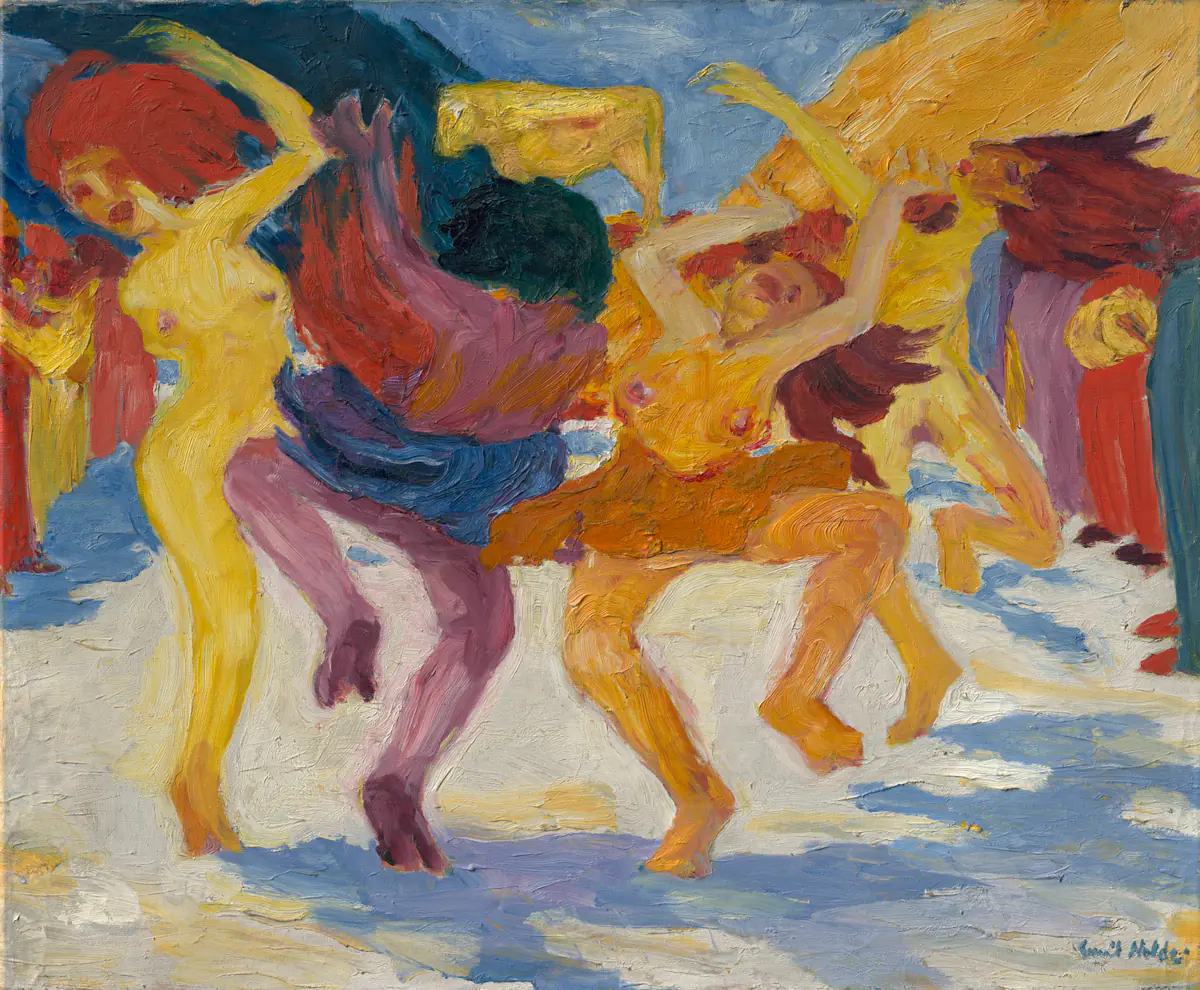 Danse autour du veau d'or - Emil Nolde