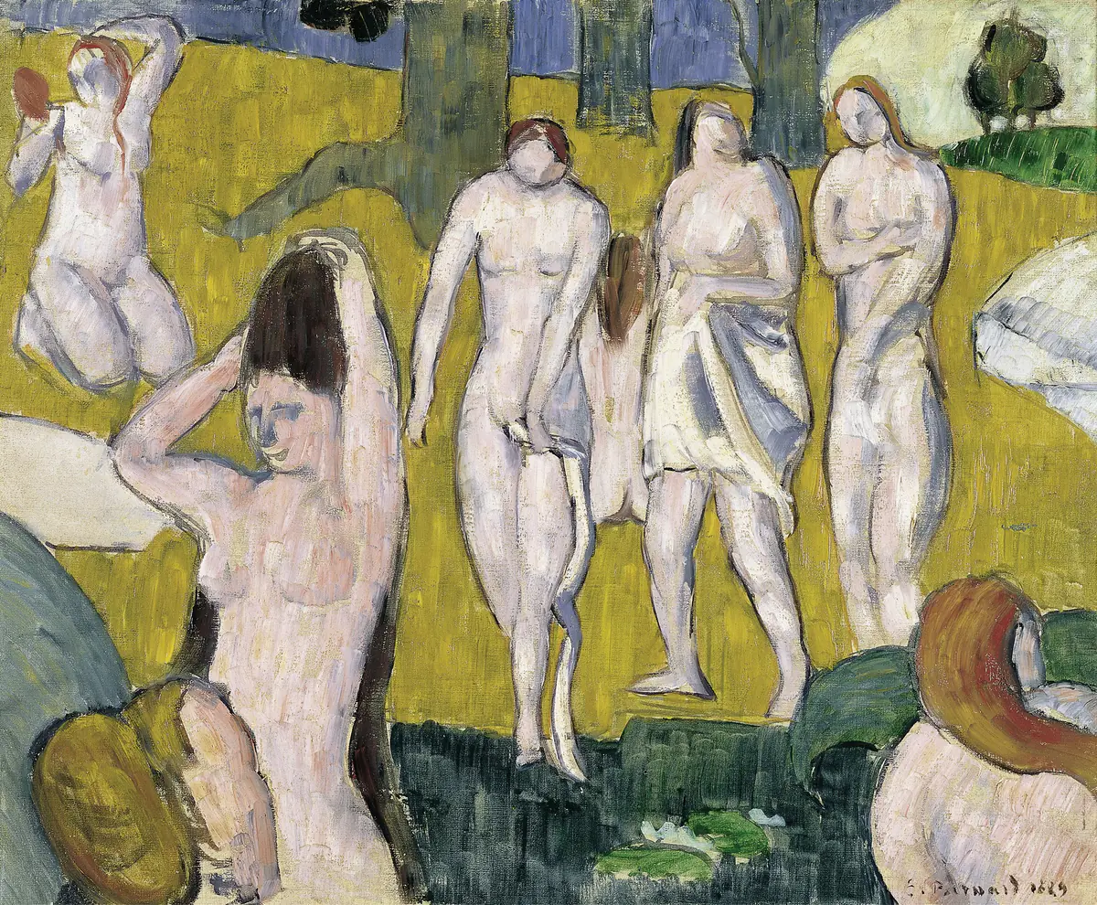 Femmes se baignant - Émile Bernard