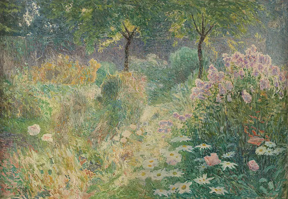 Chemin fleuri - Émile Claus