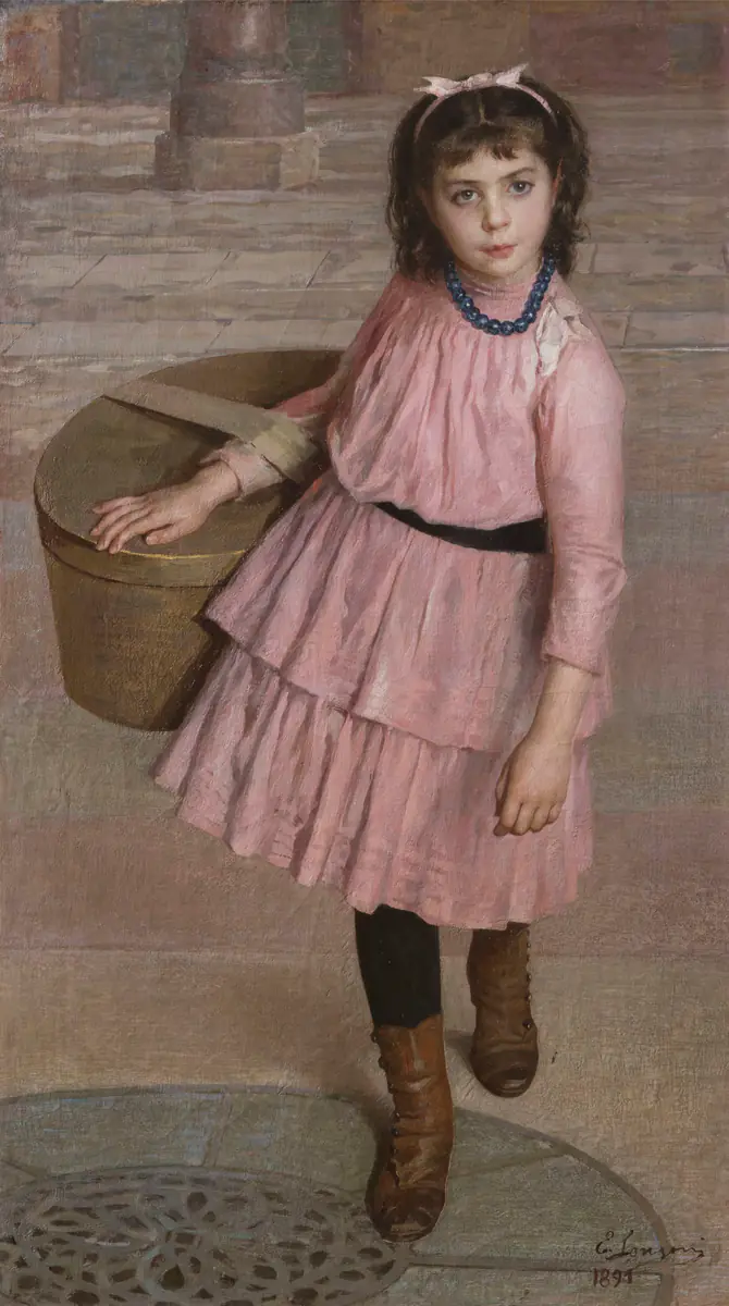 La petite modiste - Emilio Longoni