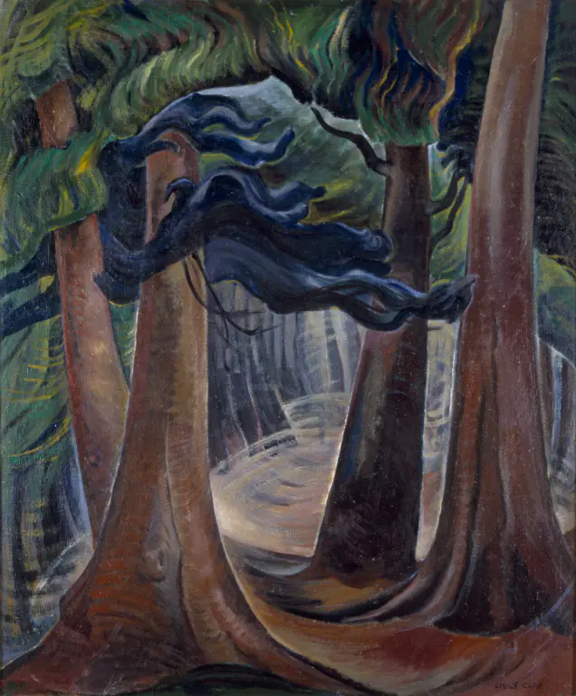 Parmi les sapins - Emily Carr