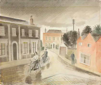 Rue de village - Eric Ravilious