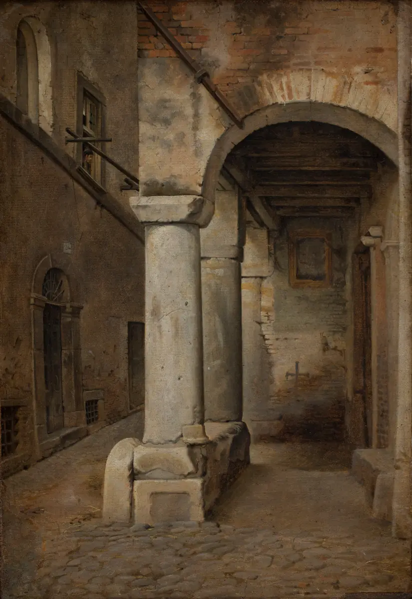 Une ruelle romaine - Ernst Meyer
