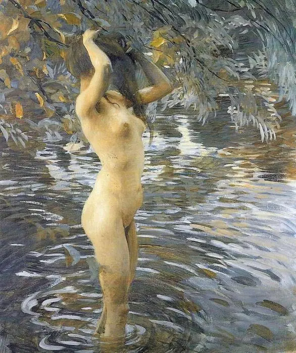 Le bain - Ettore Tito