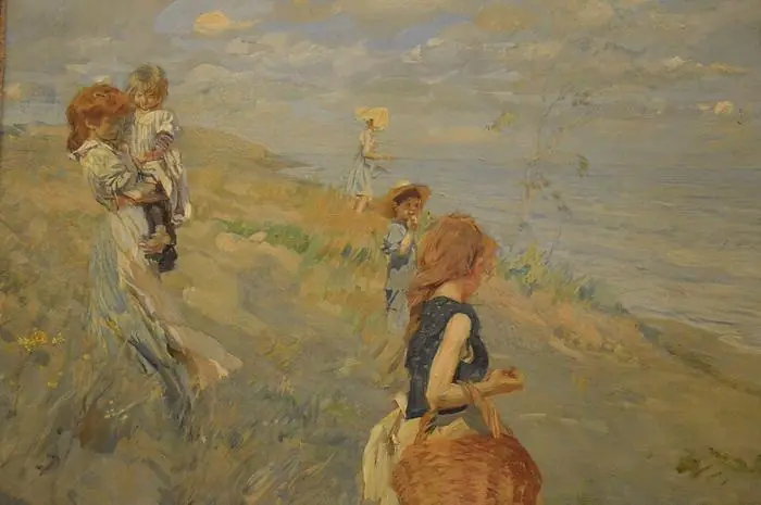 Les dunes - Ettore Tito