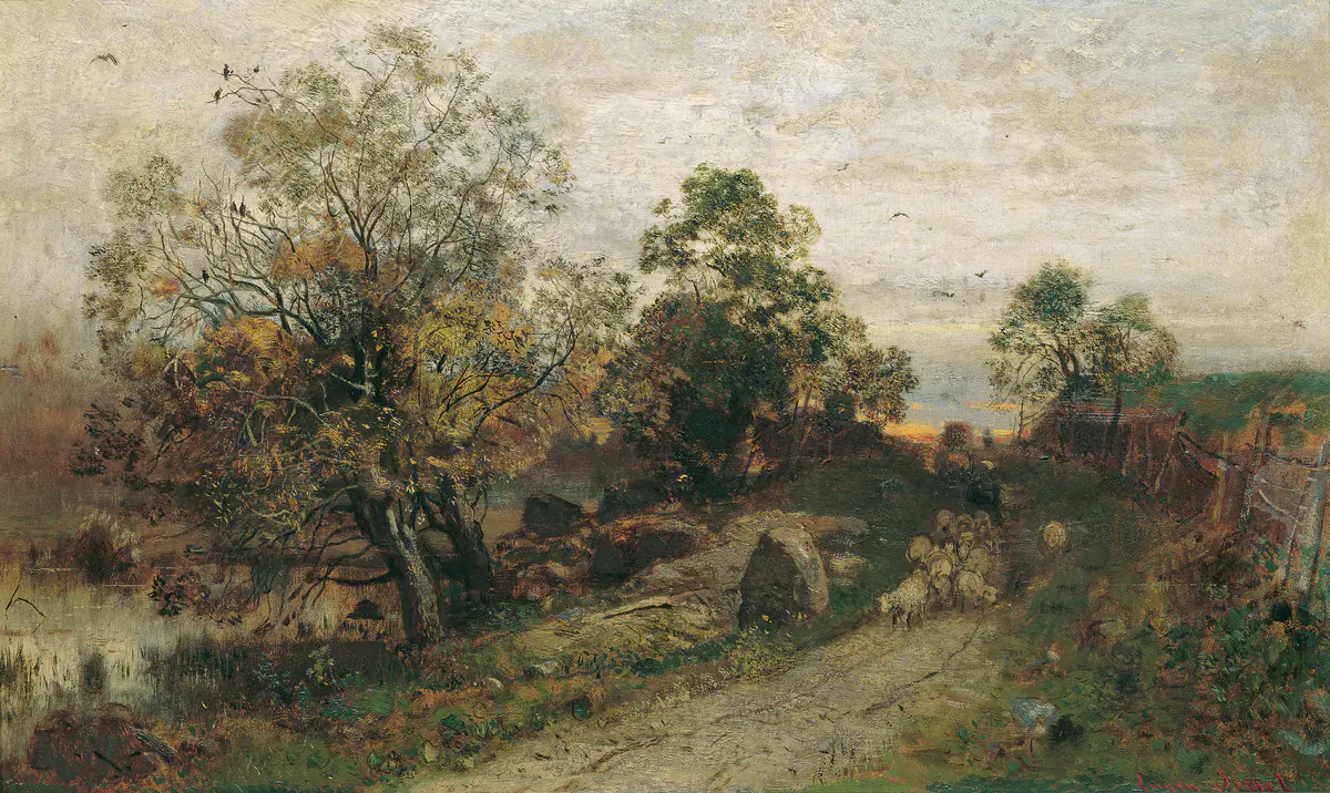 Lever de lune - Eugen Jettel