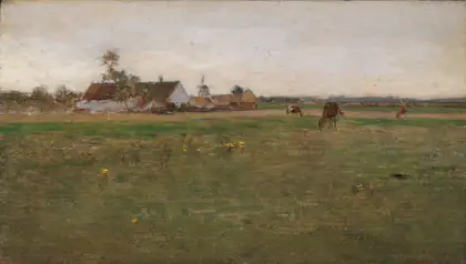 Paysage du soir - Eugen Jettel