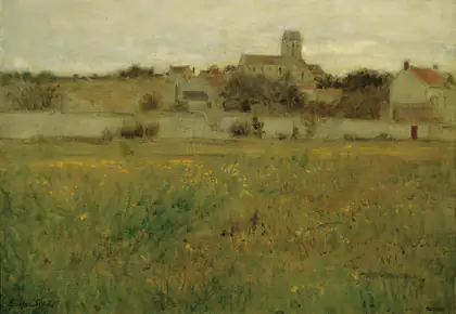 Vue d'Auvers-sur-Oise - Eugen Jettel