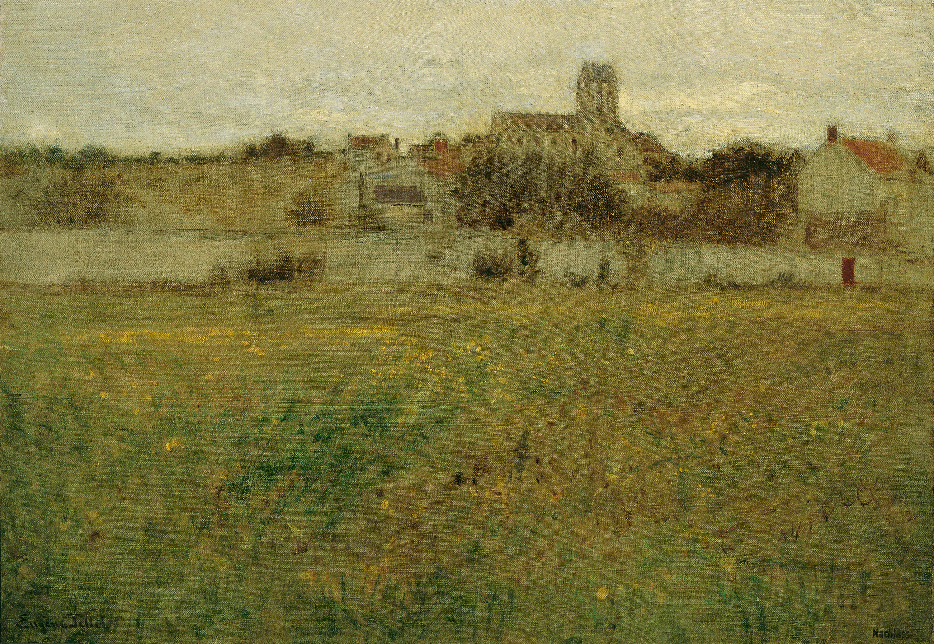 Vue d'Auvers-sur-Oise - Eugen Jettel