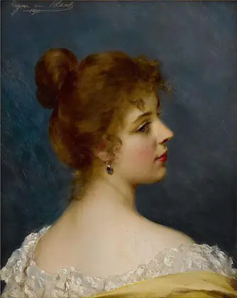 Une beauté italienne - Eugène de Blaas