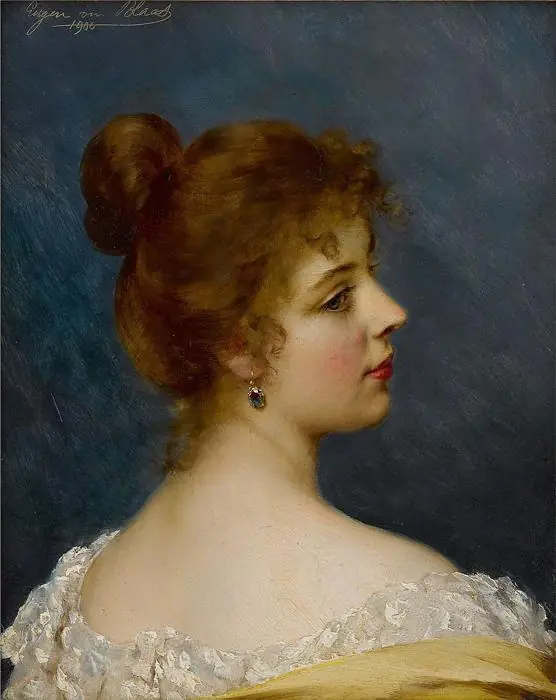 Une beauté italienne - Eugène de Blaas