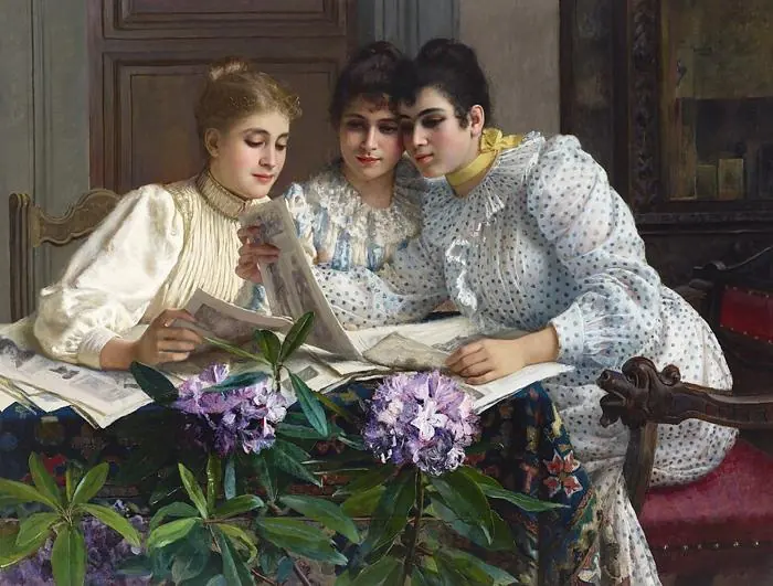 Le Choix du trousseau - Eugène de Blaas