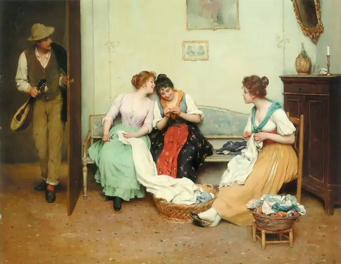 Les Commères amicales - Eugène de Blaas