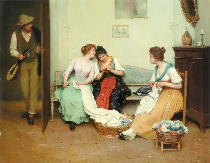Les Commères amicales - Eugène de Blaas