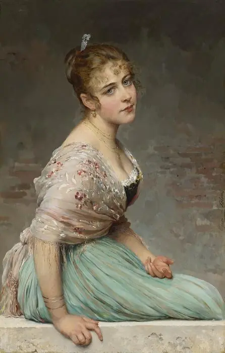 La Contemplation - Eugène de Blaas