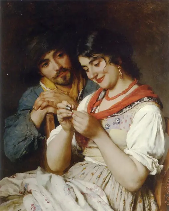 Les Couturières - Eugène de Blaas