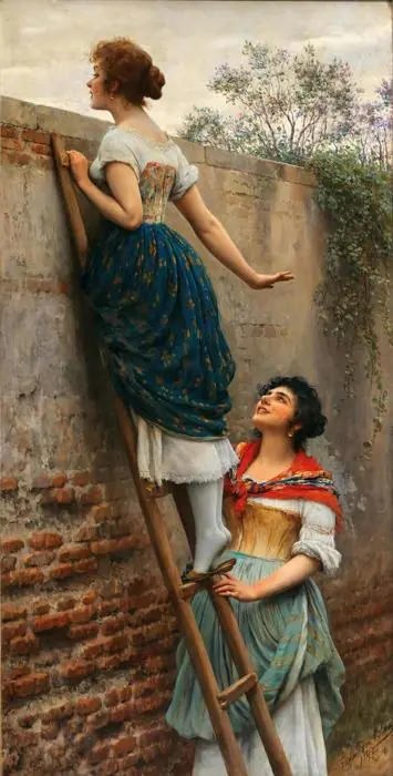 Les Curieuses - Eugène de Blaas