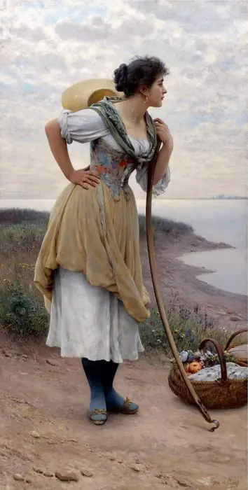 Dans l’attente du retour - Eugène de Blaas