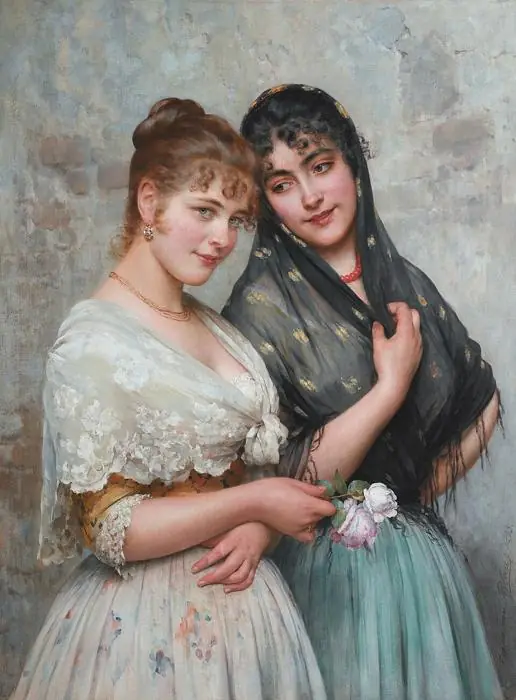 Deux Vénitiennes - Eugène de Blaas
