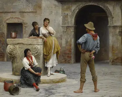 Flirt, 1894 - Eugène de Blaas