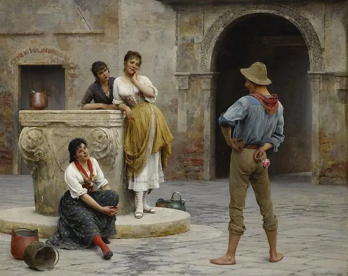 Flirt, 1894 - Eugène de Blaas
