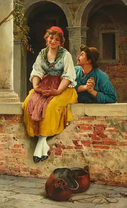 L’Offre - Eugène de Blaas