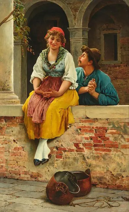 L’Offre - Eugène de Blaas