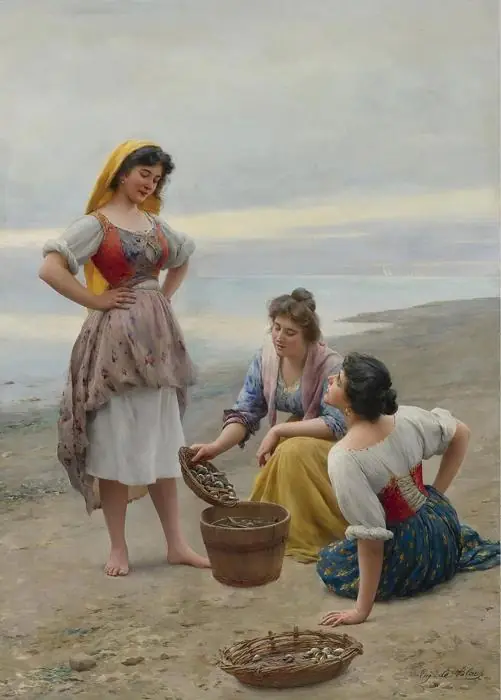 Les Pêcheuses de palourdes - Eugène de Blaas