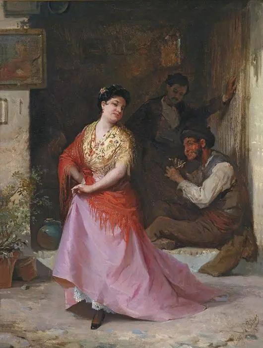 Une petite danse - Eugène de Blaas