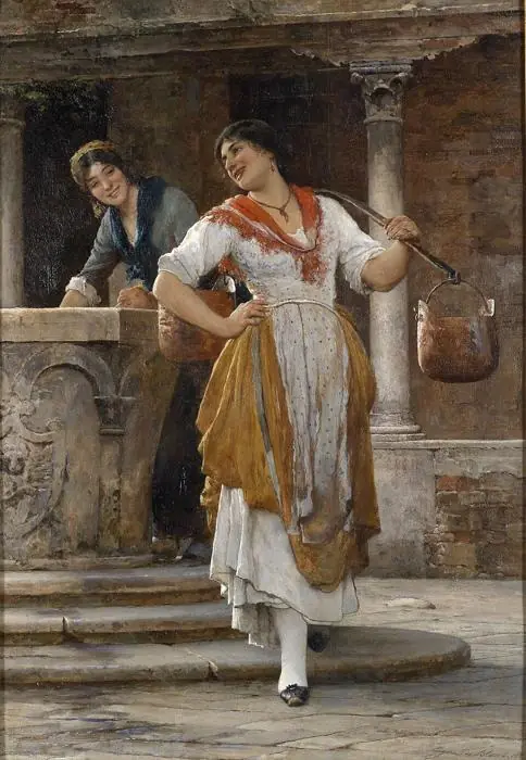 La Porteuse d’eau, 1887 - Eugène de Blaas